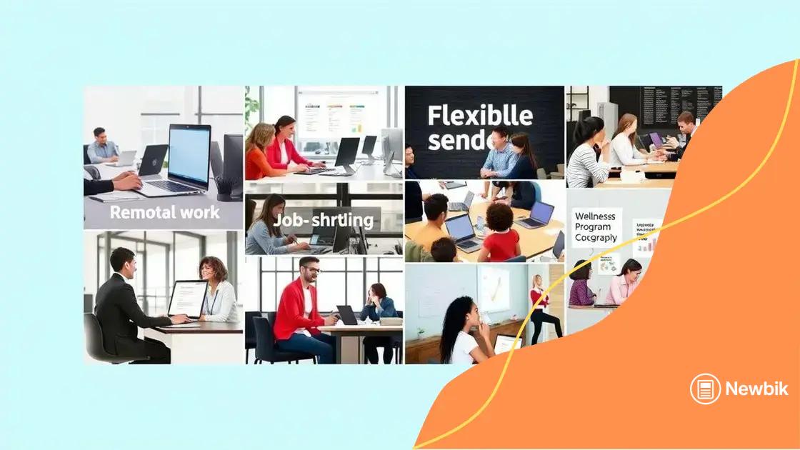 Key types of flexible perks