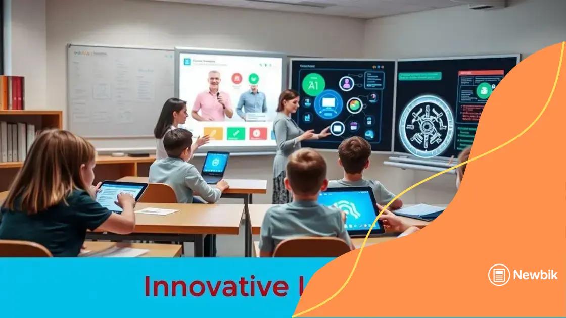Examples of AI tools in educational settings