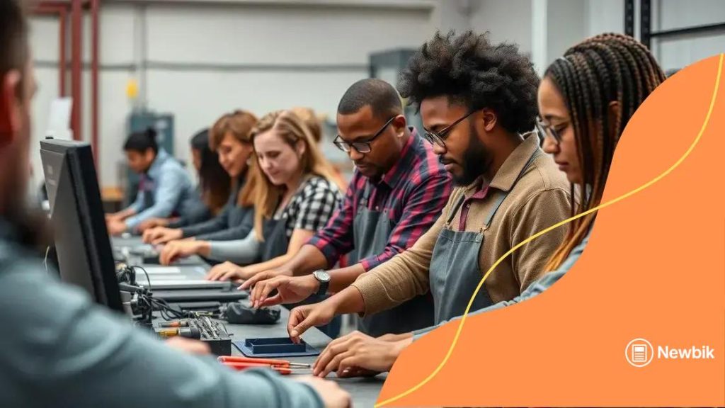 Increased emphasis on training for manual and technical professions
