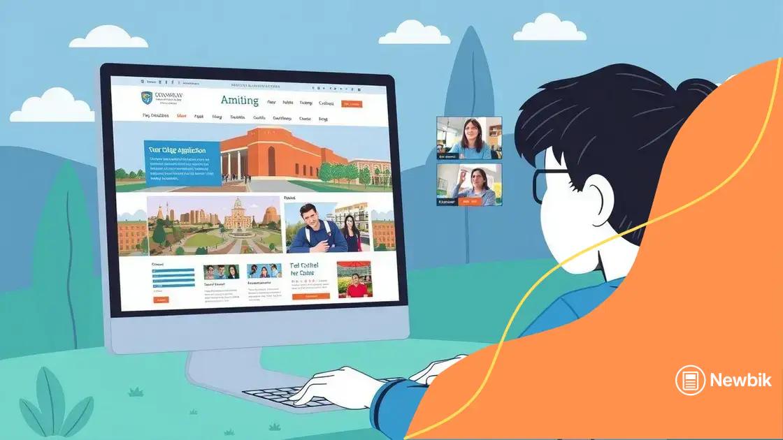 The impact of technology on college admissions