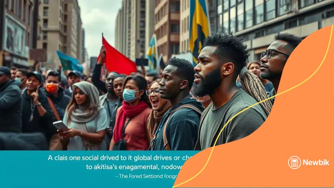 Social changes driven by global unrest