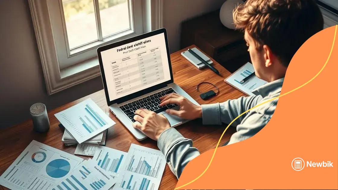 Comparison of federal and private debt relief options