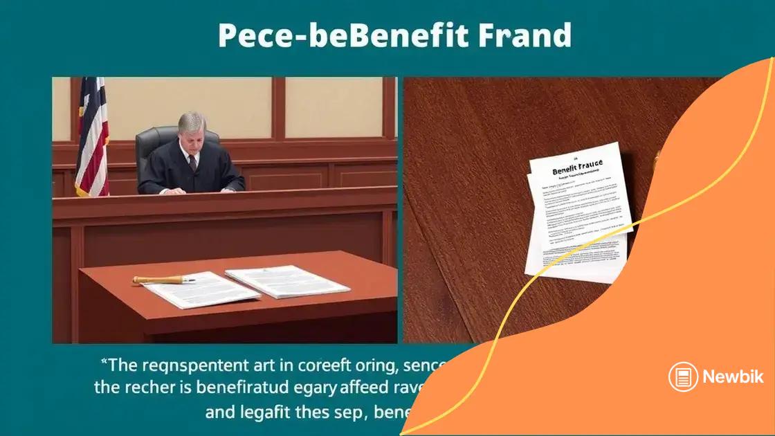 Consequences of benefit fraud sentencing