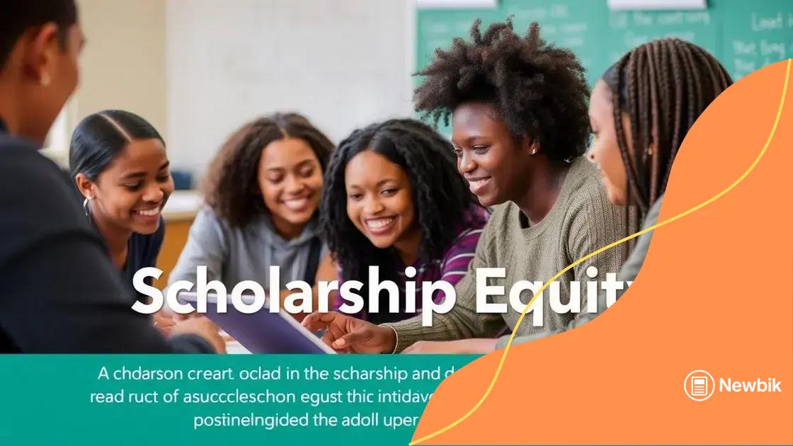 Successful case studies of scholarship equity initiatives