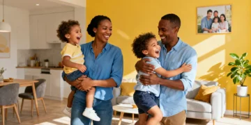 Family benefiting from 2026 child care financial support