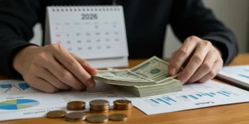 Organized money and financial documents for 2026 recession preparedness