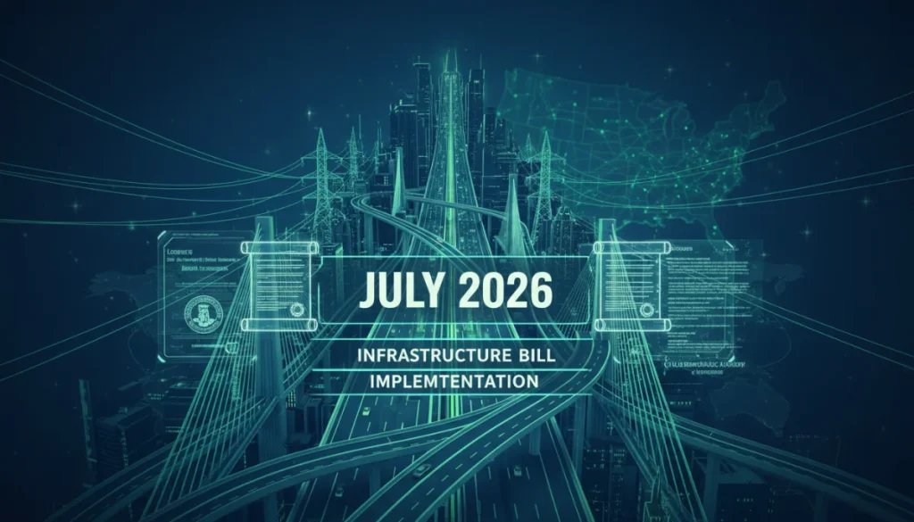 Infrastructure Bill: Key Provisions Taking Effect by July 2026