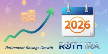 Roth IRA 2026 income limits and retirement growth illustration